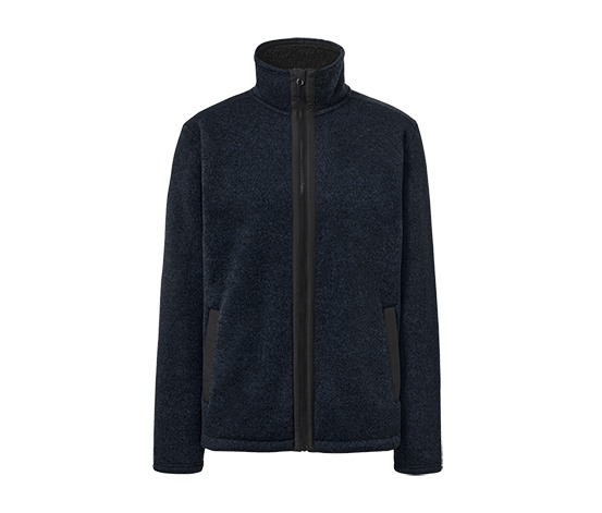 Strickfleece-Jacke