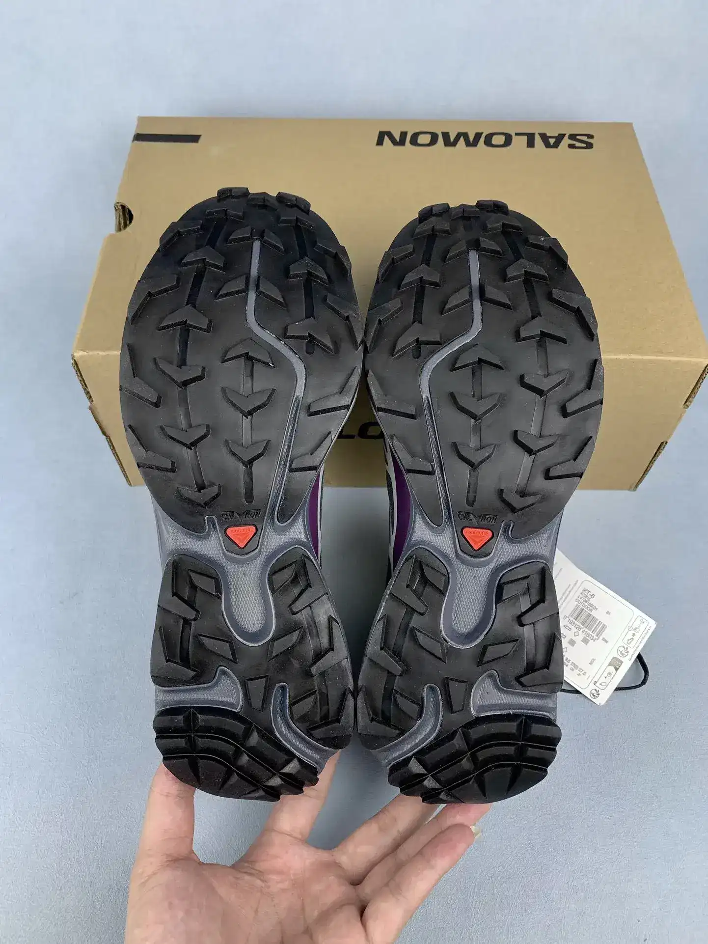 Salomon XT-6 “Black Purple” Shoes product photo from LabelPicks