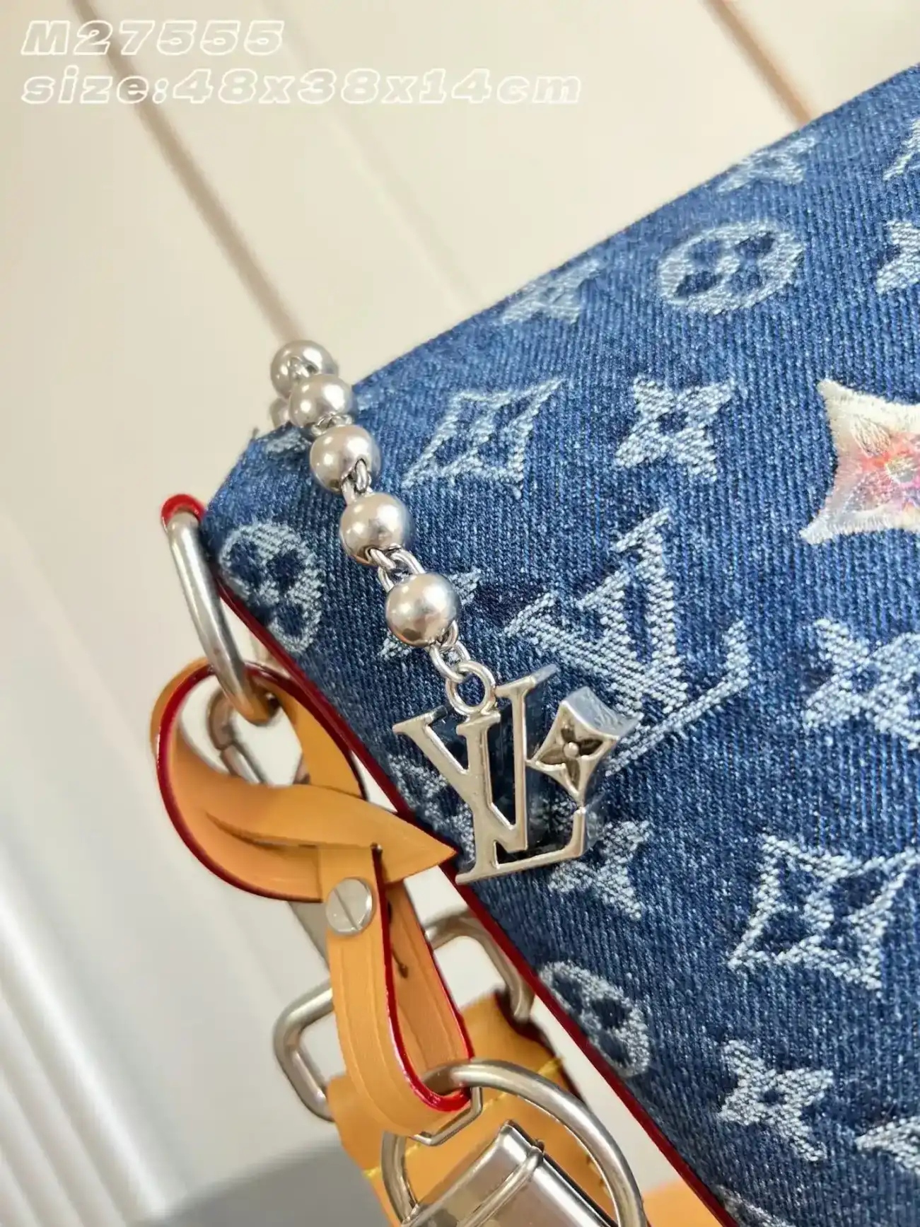 Louis Vuitton White Denim Hobo Bag product photo from LabelPicks