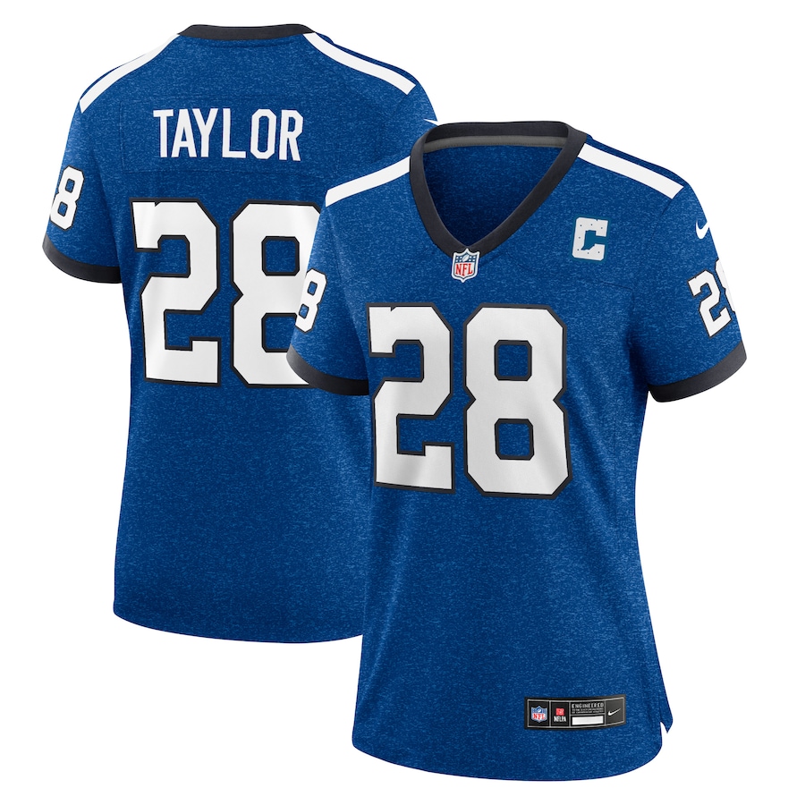 Jonathan Taylor Indianapolis Colts Nike Women's Indiana Nights Alternate Game Jersey - Royal