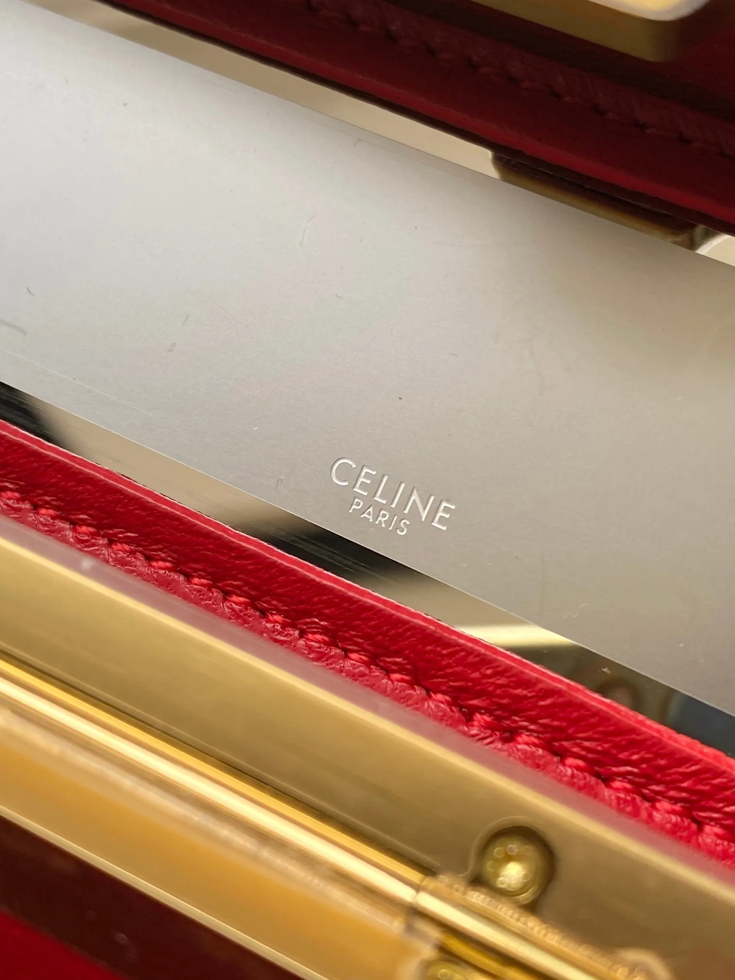 Celine Black Triomphe Top Handle Bag product photo from LabelPicks