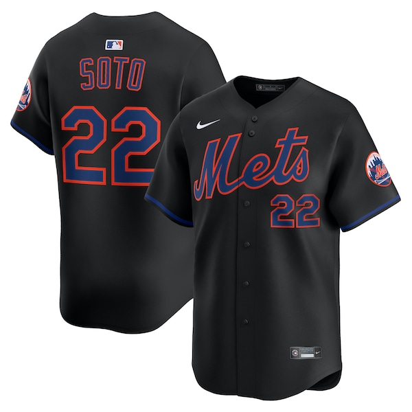 Juan Soto New York Mets Nike Alternate Limited Player Jersey - Black
