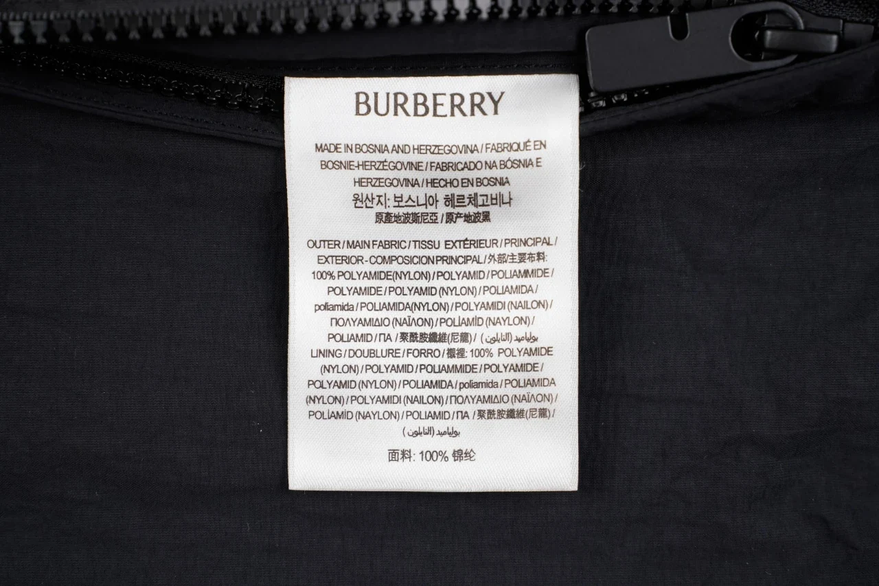 Burberry Navy Blue Equestrian Knight Windbreaker Jacket product photo from LabelPicks