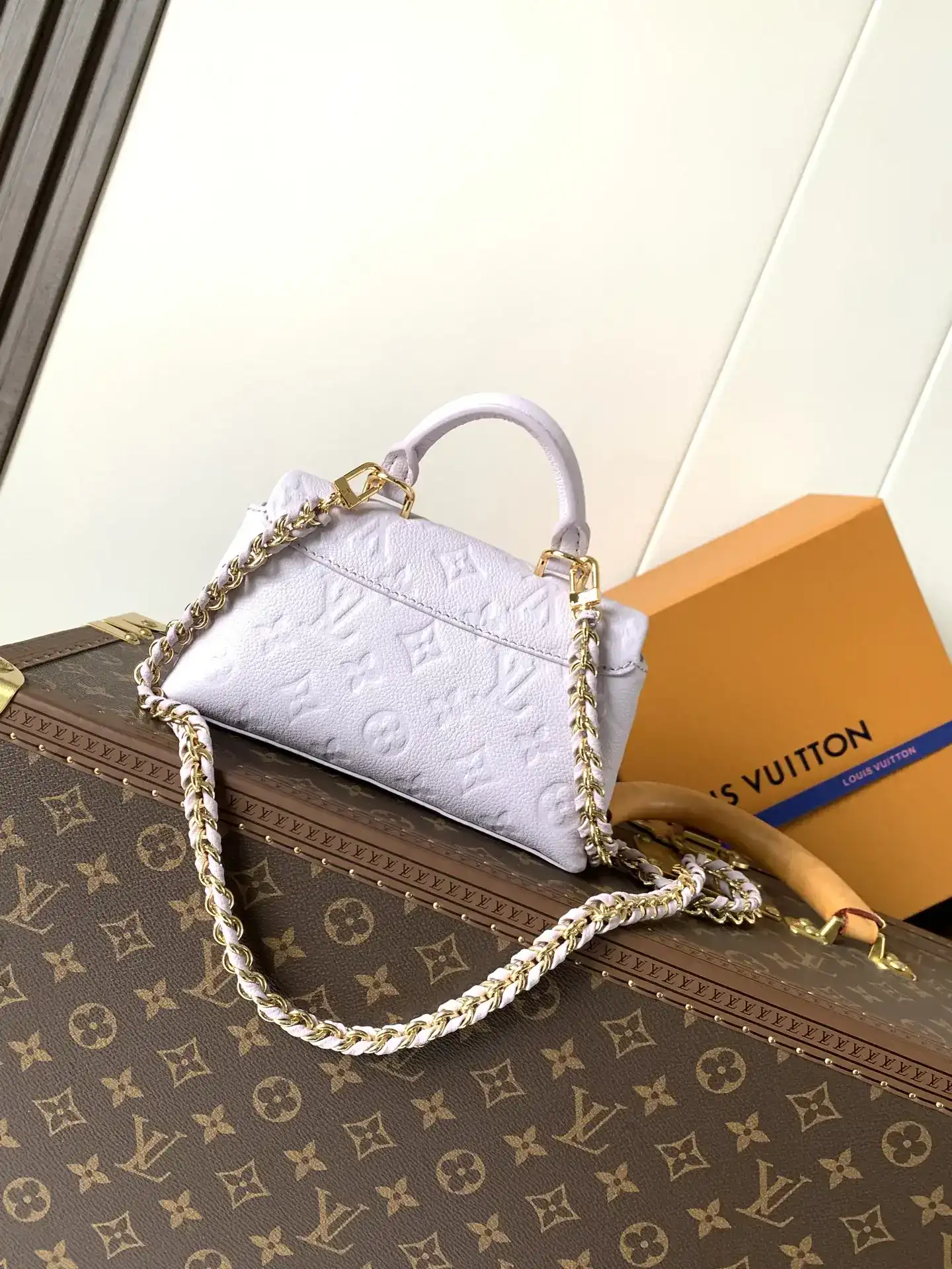 Louis Vuitton Blue Madeleine Calfskin Top Handle Bag product photo from LabelPicks