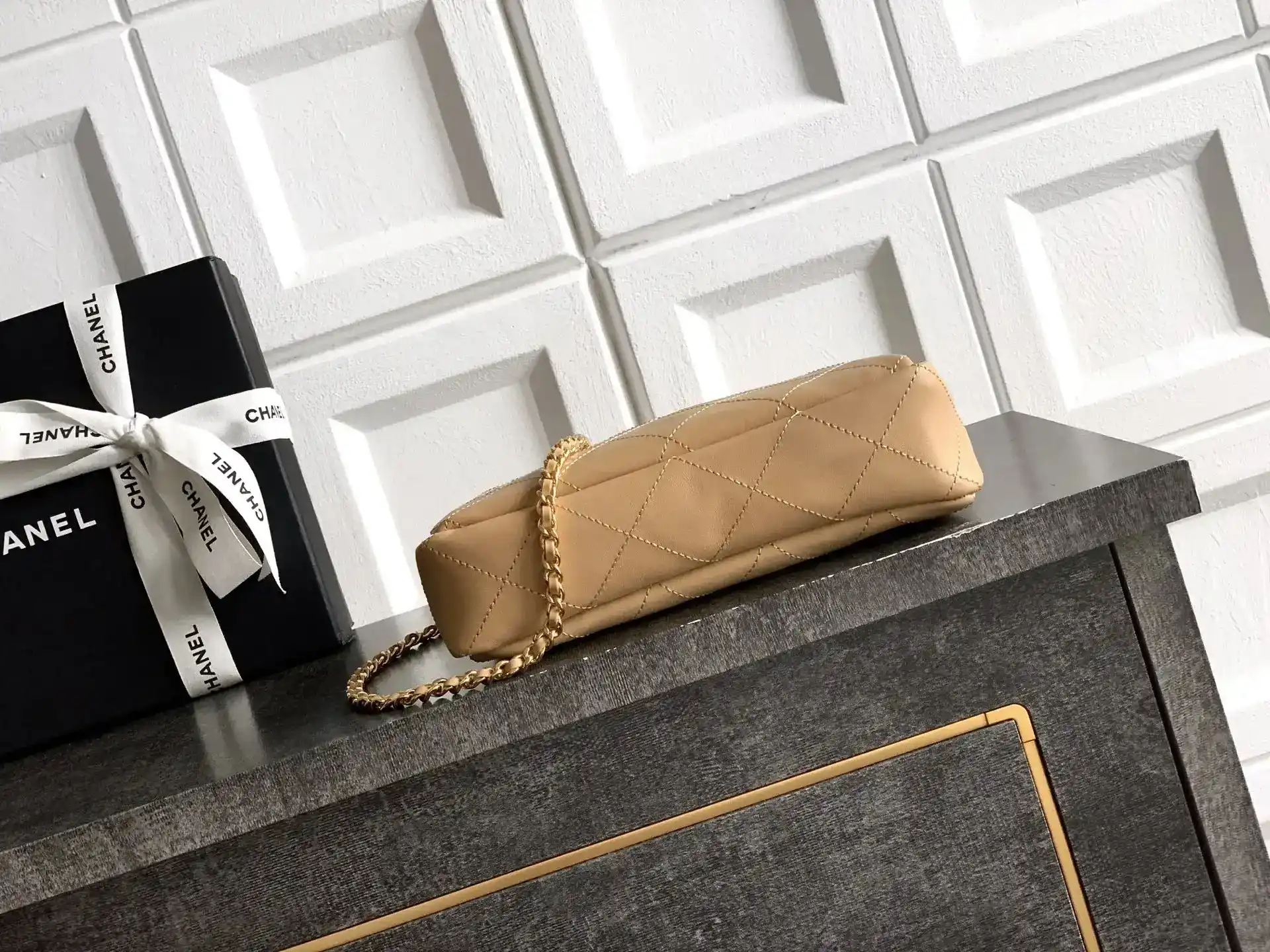 Chanel Black Quilted Leather Hobo Bag product photo from LabelPicks