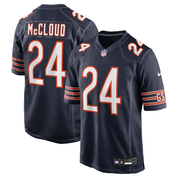 Nick McCloud Chicago Bears Nike Team Game Jersey -  Navy