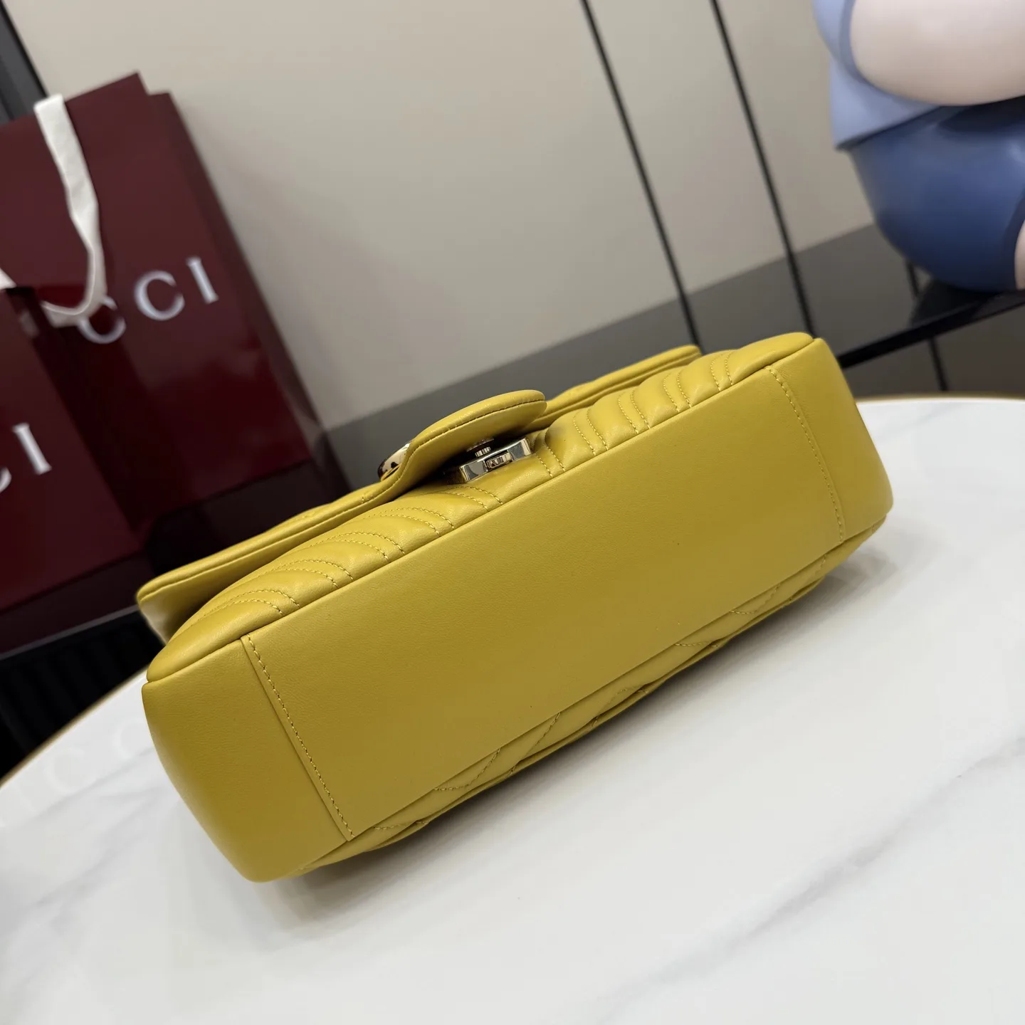Gucci GG Supreme Canvas Marmont Shoulder Bag product photo from LabelPicks