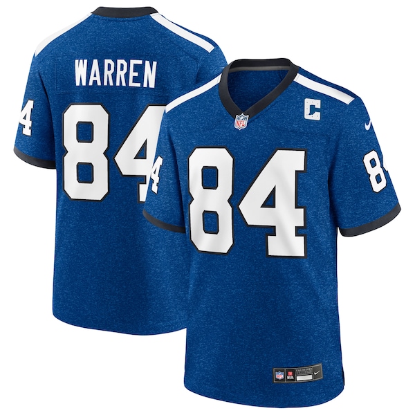 Tyler Warren Indianapolis Colts Nike Alternate 2 Indiana Nights Game Jersey -  Heather Royal