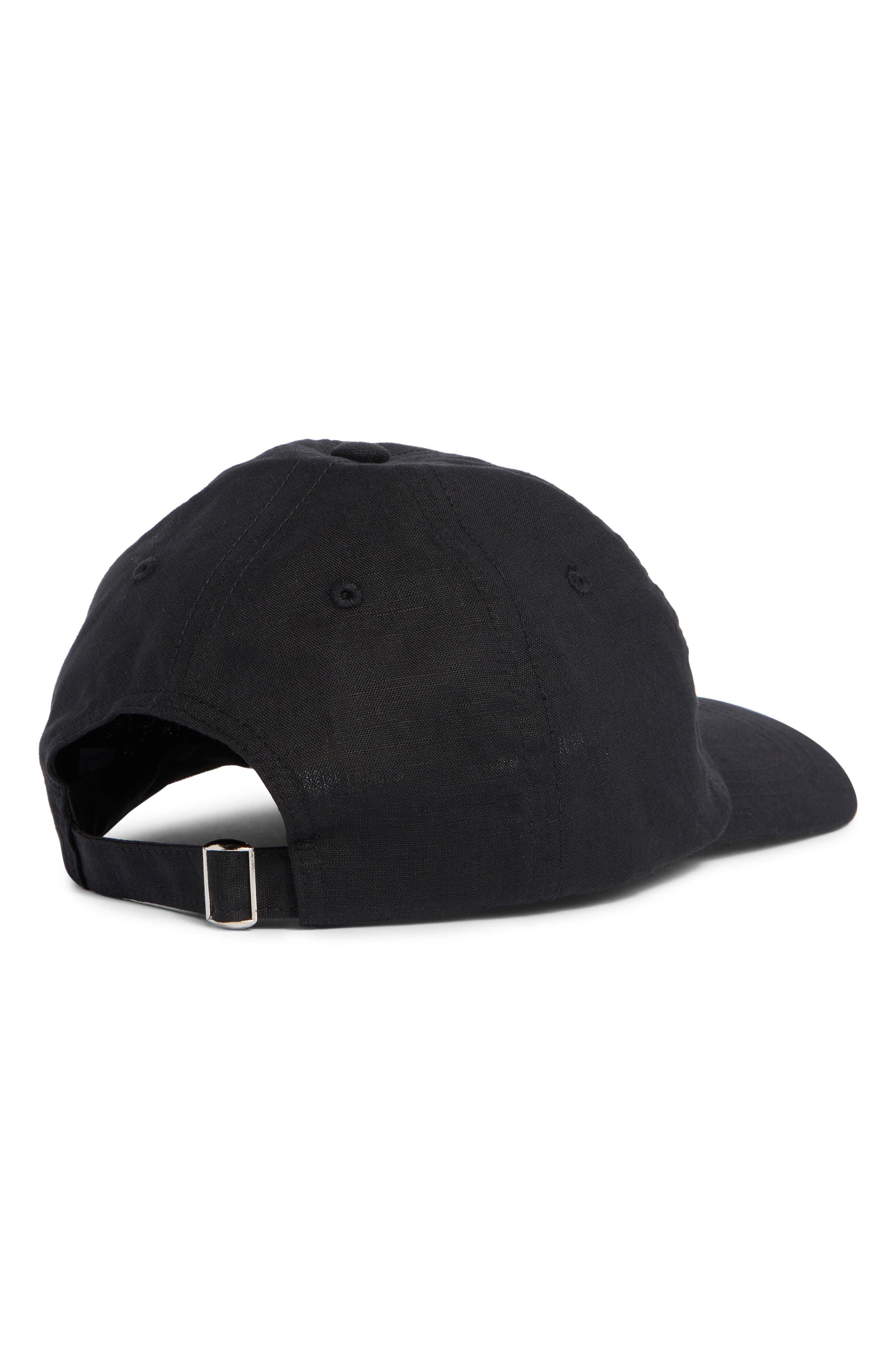 NORDSTROM RACK Linen & Cotton Blend Baseball Cap