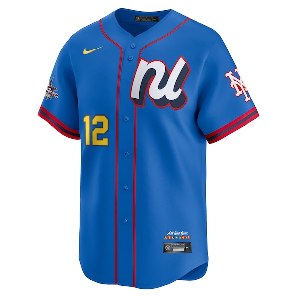 Francisco Lindor National League Nike 2025 All-Star Edition Limited Player Jersey - Blue