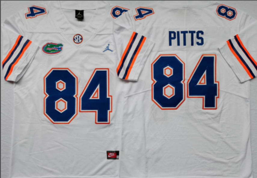 Kyle Pitts NCAA Ole Miss Rebels Jordan Band Vapor Limited Jersey