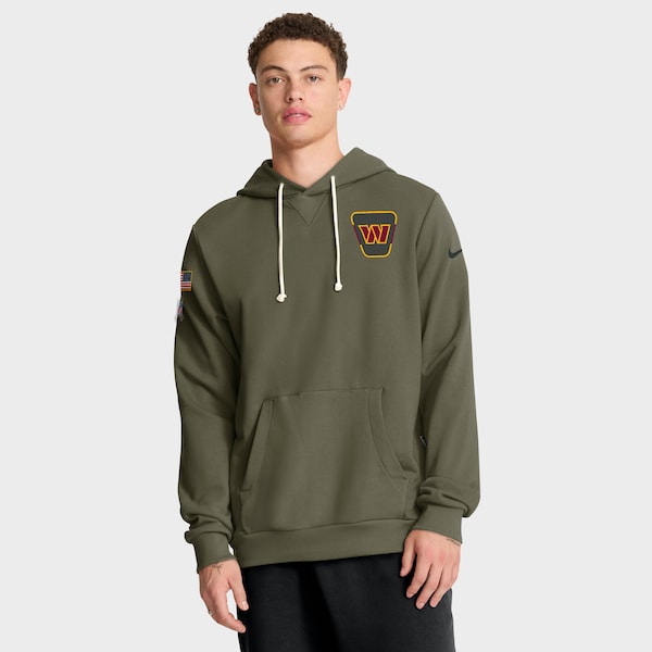 Washington Commanders Nike 2025 Salute to Service Sideline Standard Issue Dri-FIT Hoodie - Olive