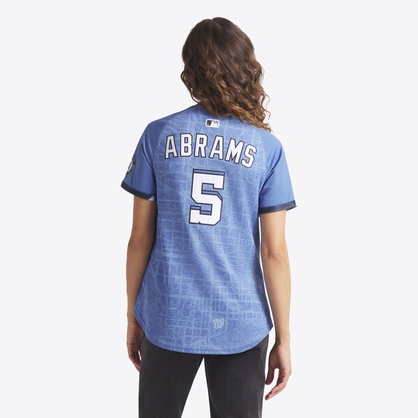 CJ Abrams Washington Nationals Nike Women's 2025 City Connect Limited Jersey - Blue