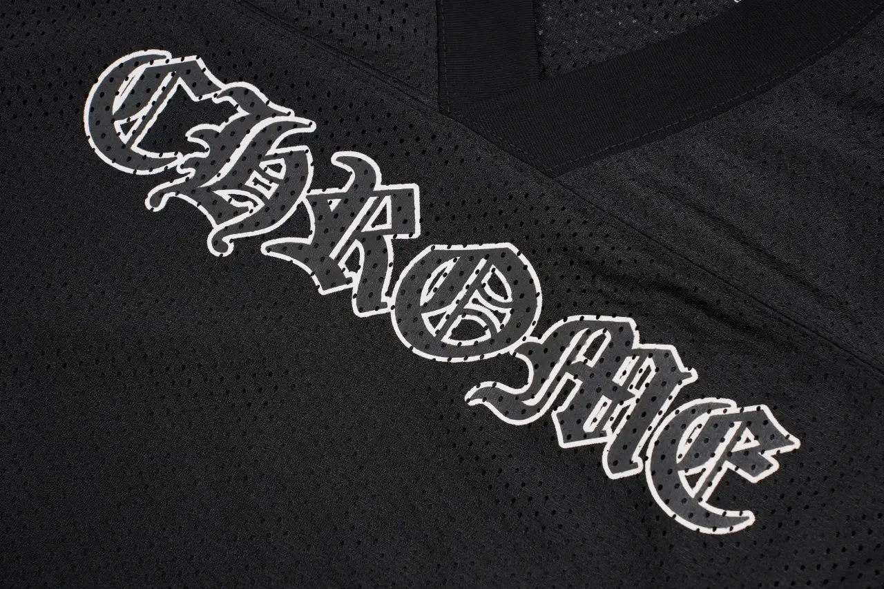 Chrome Hearts Black Sanskrit Mesh Hockey Long Sleeve Jersey product photo from LabelPicks