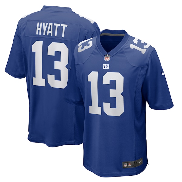 Jalin Hyatt New York Giants Nike Team Game Jersey -  Royal/White