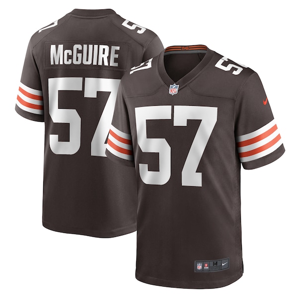 Isaiah McGuire Cleveland Browns Nike Team Game Jersey -  Brown