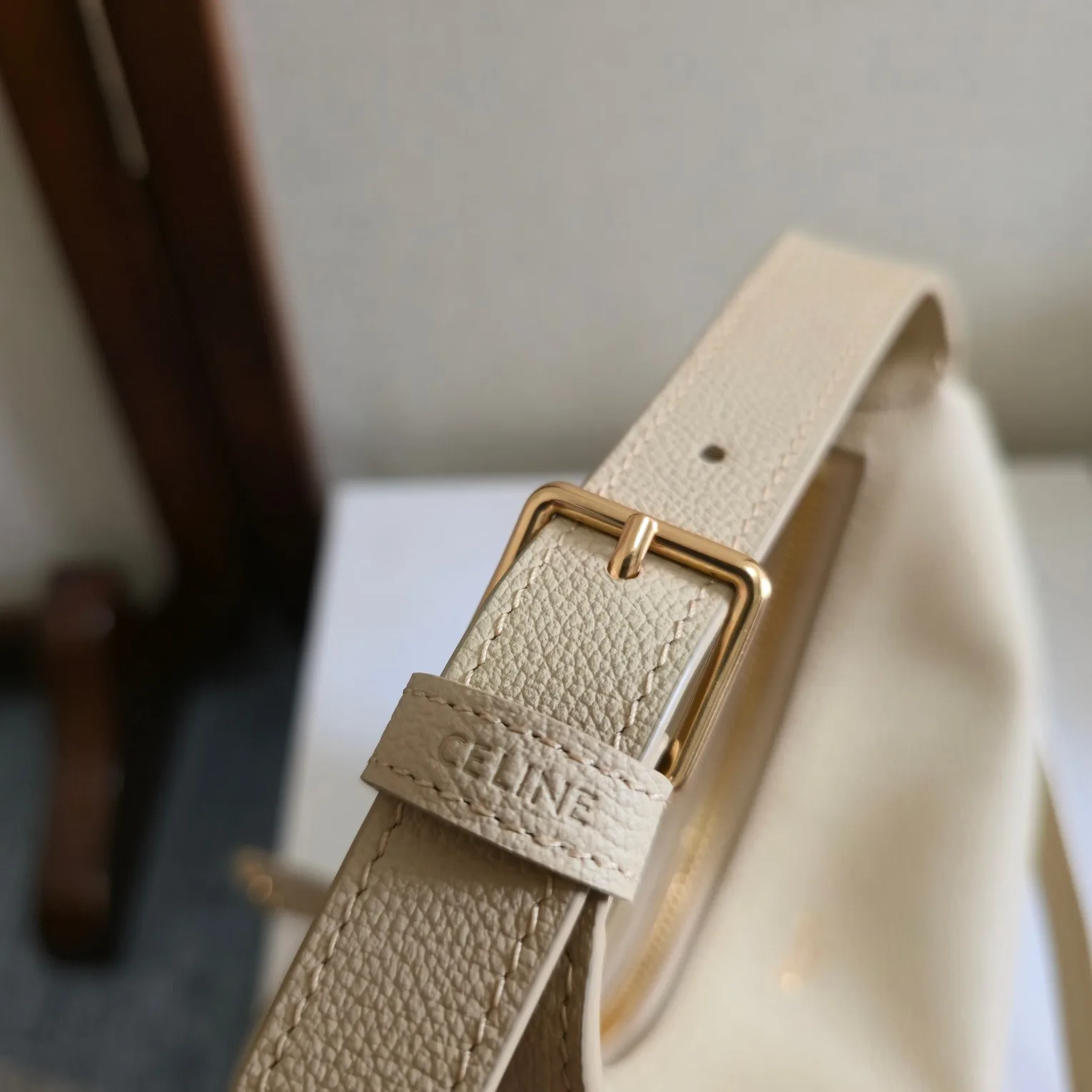 Celine Beige Calfskin Hobo Bag product photo from LabelPicks