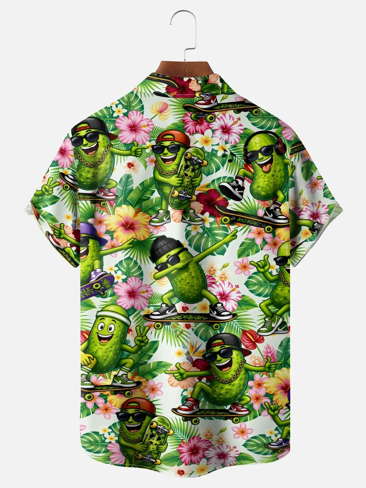 Men's printed shirts Floral and Botanical Pattern Holiday Hawaiian Shirt