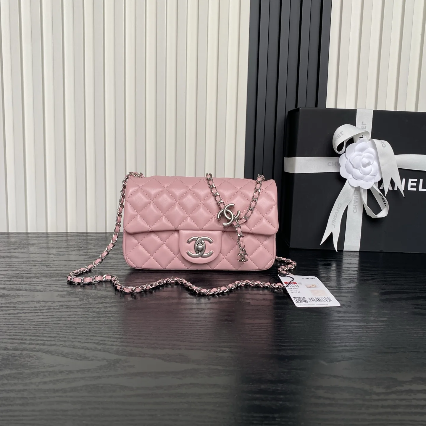 Chanel Gold Classic Flap Lambskin Shoulder Bag product photo from LabelPicks