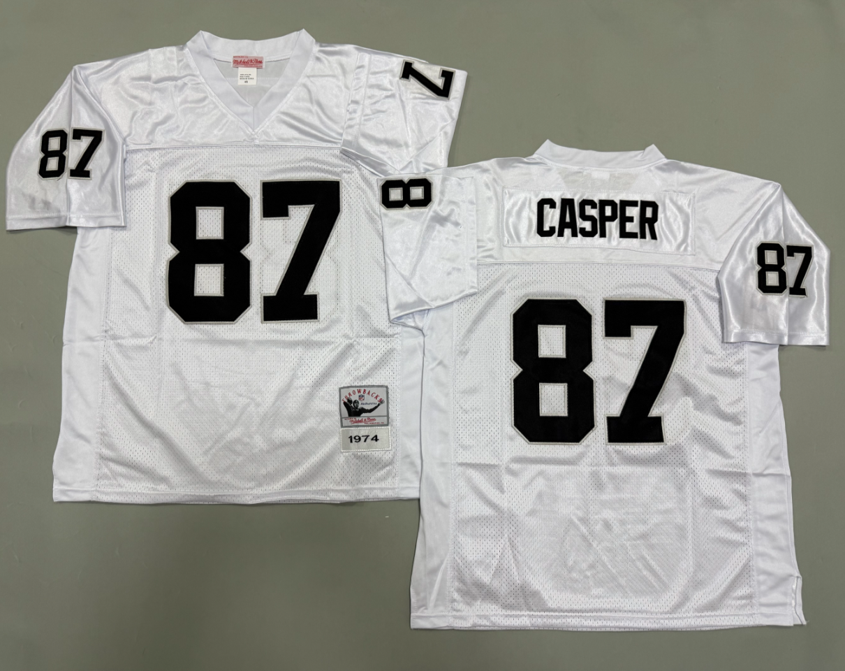 Dave Casper Las Vegas Raiders Authentic Throwback Retired Player Jersey