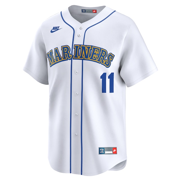 Edgar Martinez Seattle Mariners Nike Throwback Cooperstown Limited Jersey - White