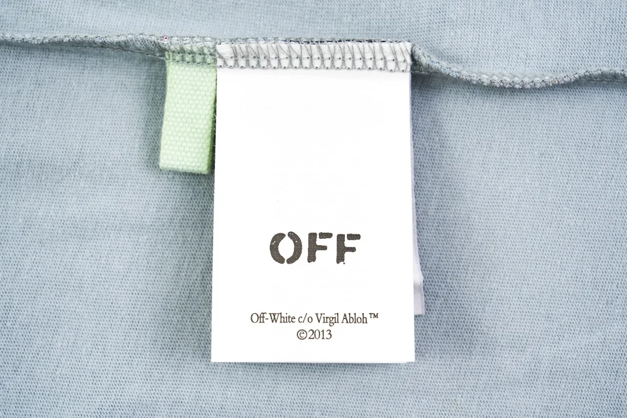 Off-White Light Blue Starry Paint Arrow T-Shirt product photo from LabelPicks