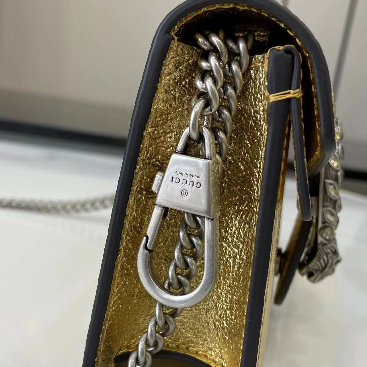 Gucci Gold Dionysus Crossbody Bag product photo from LabelPicks