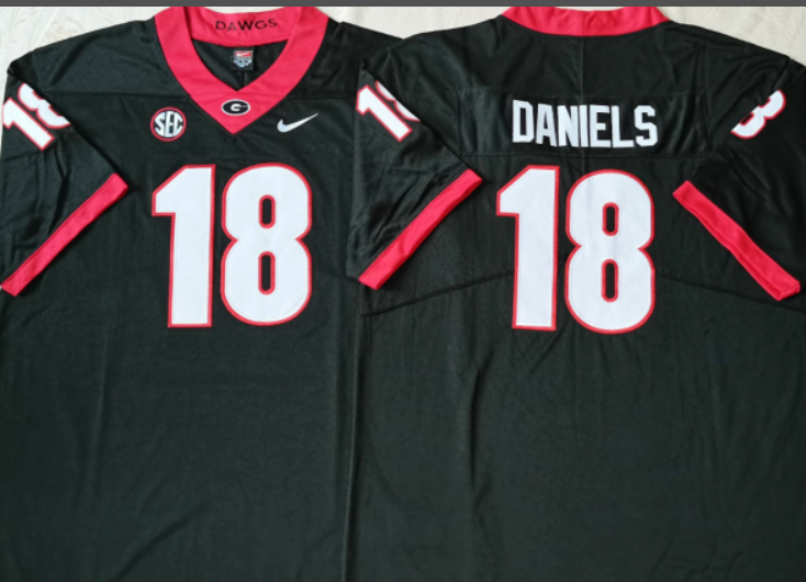 DANIELS NCAAGeorgia Bulldogs Nike Vapor Limited Jersey