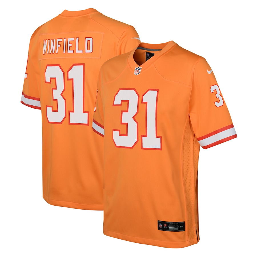 Antoine Winfield Jr. Tampa Bay Buccaneers Nike Youth Throwback Game Jersey - Orange