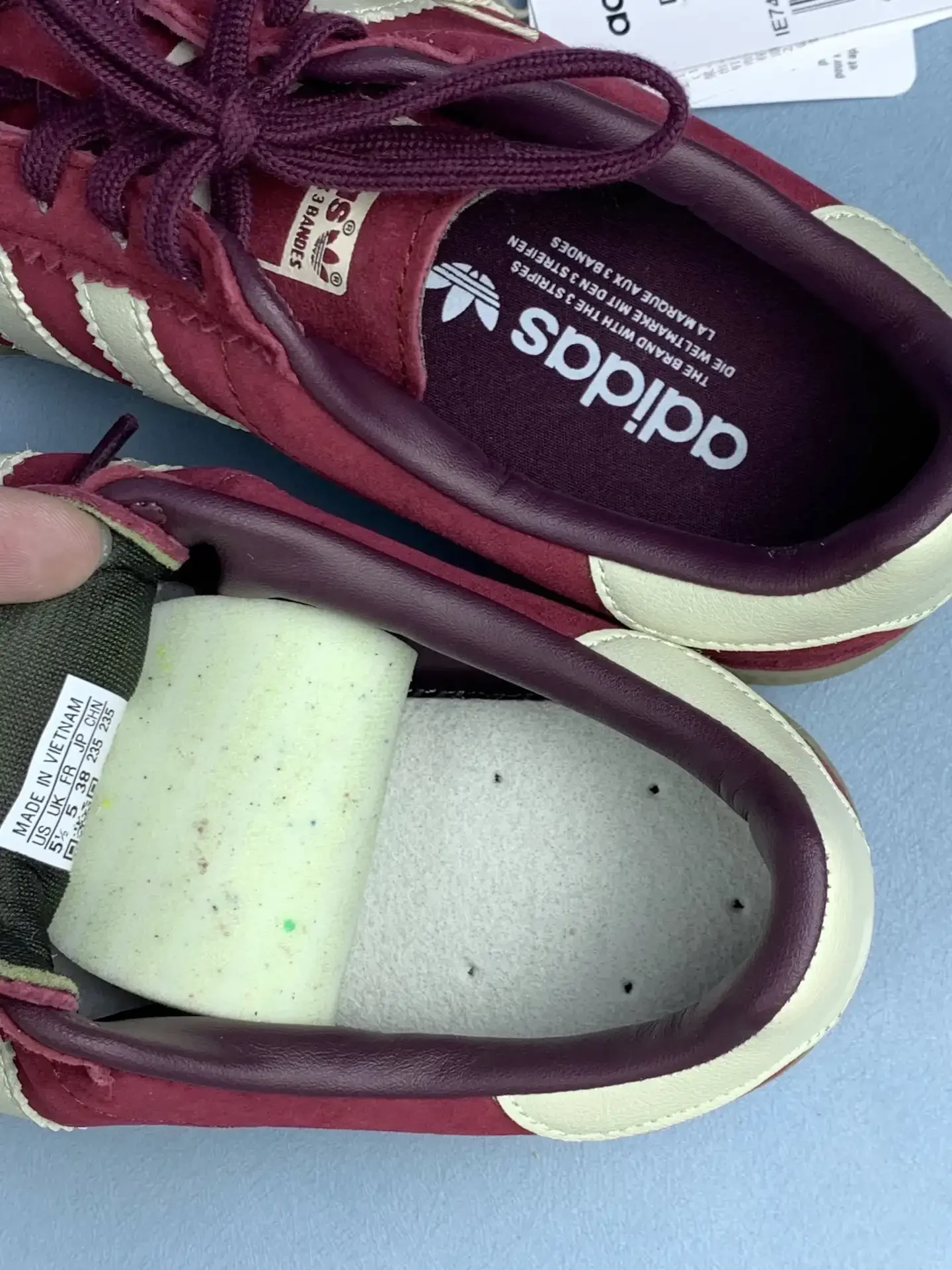 adidas Bermuda Collegiate Burgundy Shoes product photo from LabelPicks
