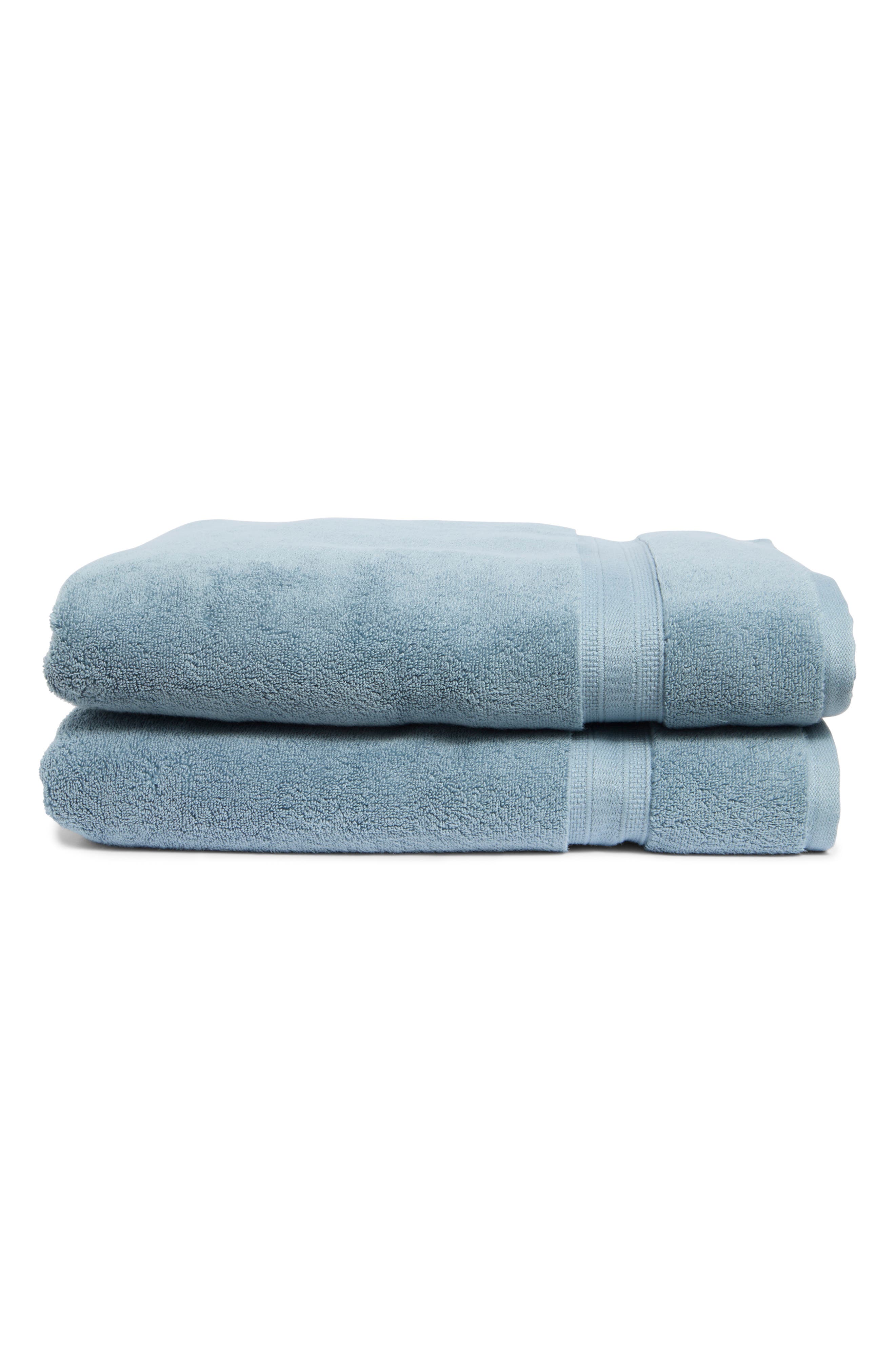 NORDSTROM RACK Zero Twist 2-Pack Cotton Bath Sheets