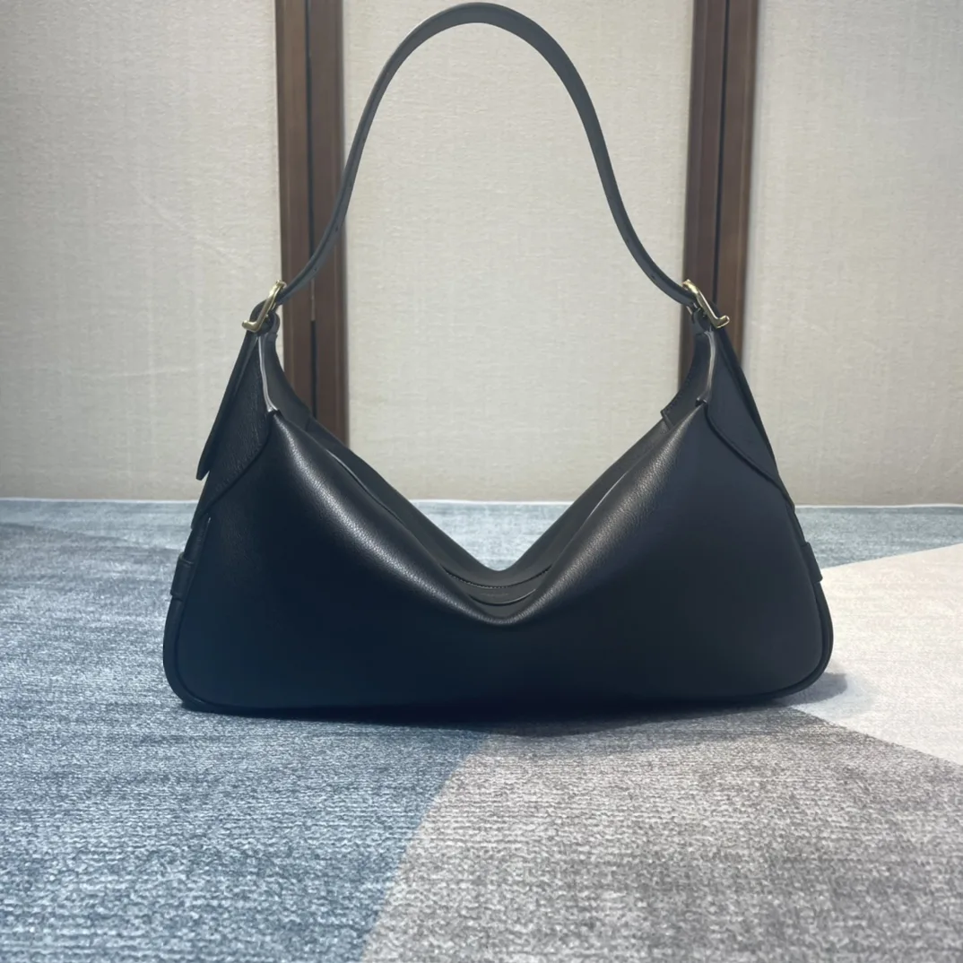 Celine Black Triomphe Canvas Shoulder Bag product photo from LabelPicks