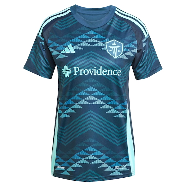 Seattle Sounders FC adidas Women's 2025 The Salish Sea Kit Replica Custom Jersey - Blue