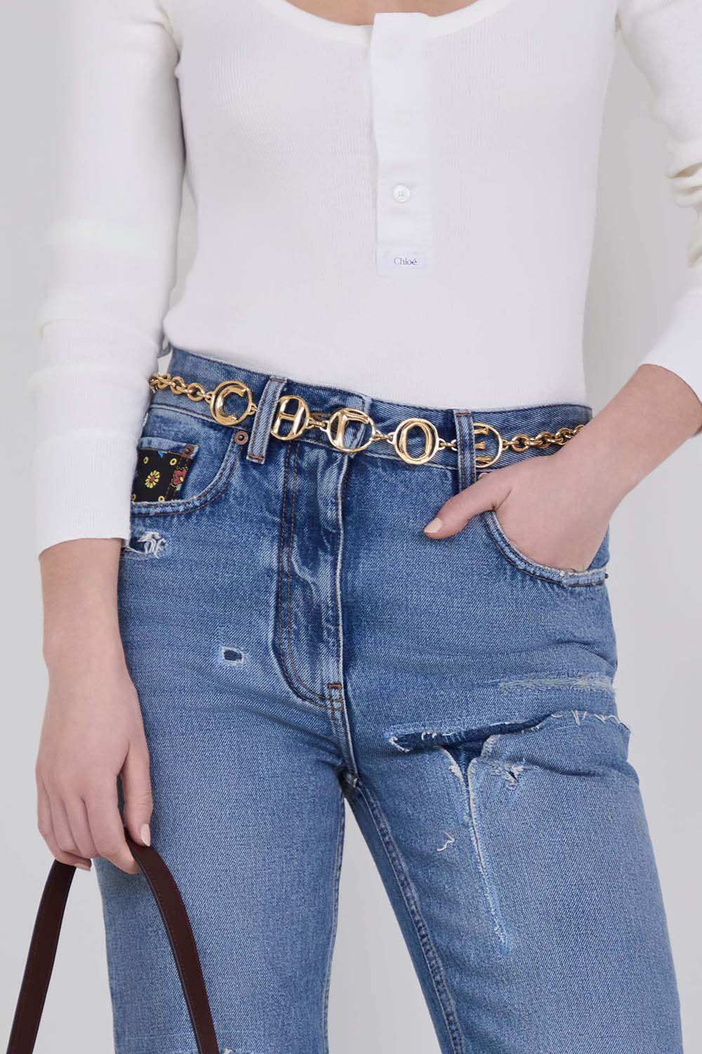 CHLOE חגורת שרשרת