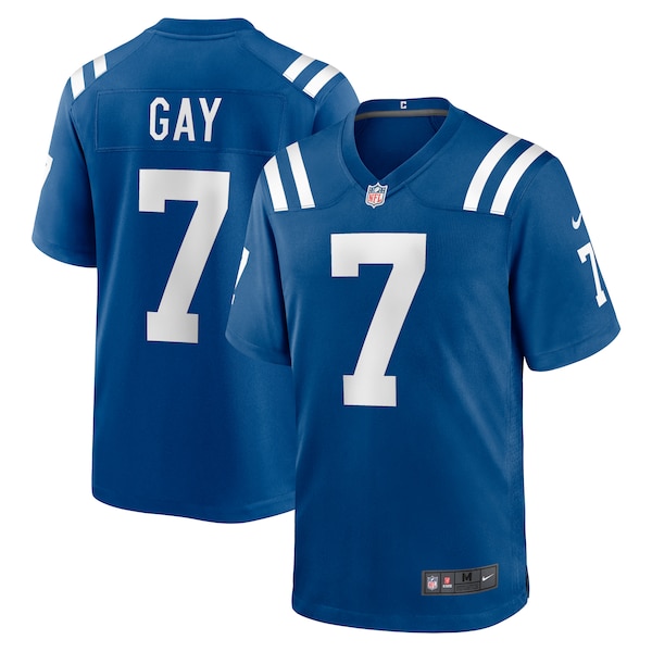 Matt Gay Indianapolis Colts Nike Team Game Jersey - Royal/Blue