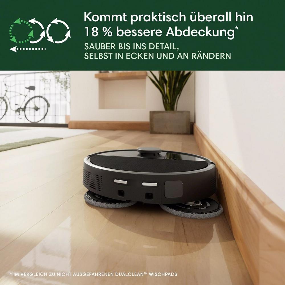 Roomba® Plus 505 Combo-Roboter + AutoWash™ Dock – Schwarz
