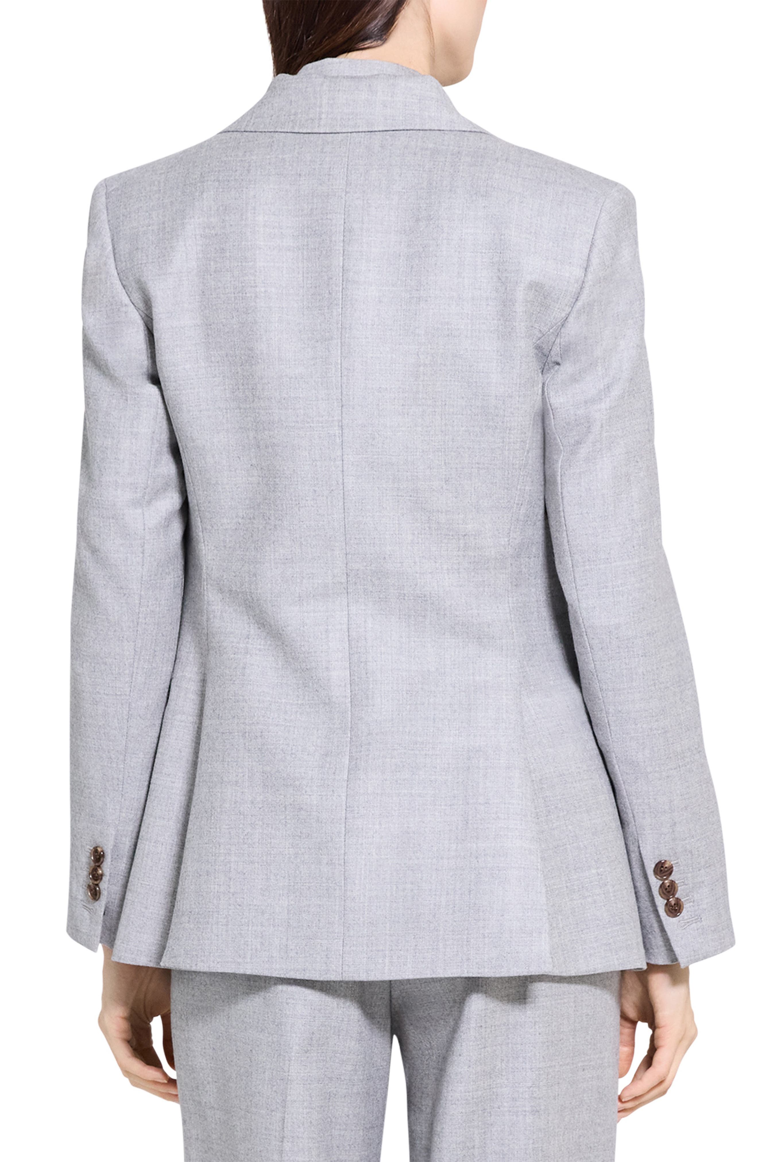 Theory Lynnia Sleek Virgin Wool Blazer