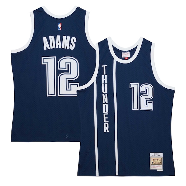 Steven Adams Oklahoma City Thunder  2015/16 Hardwood Classics Alternate Swingman Jersey - Navy