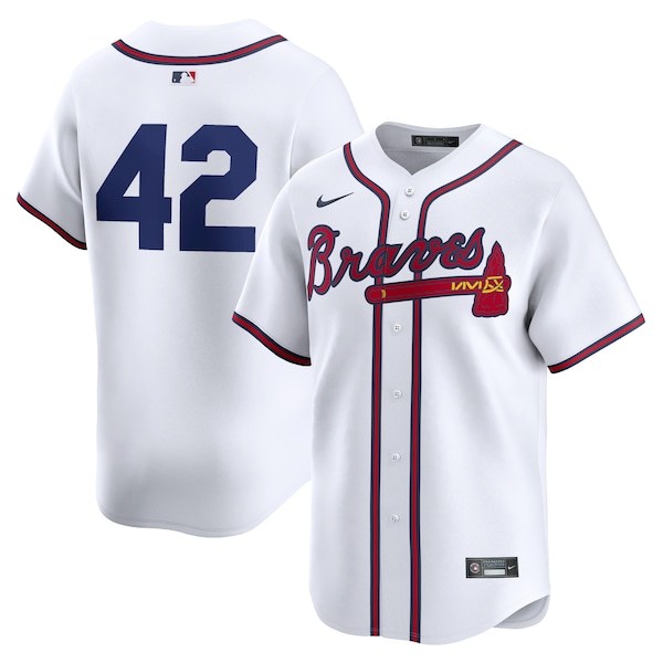 Atlanta Braves Nike 2024 Jackie Robinson Day Home Limited Jersey – White