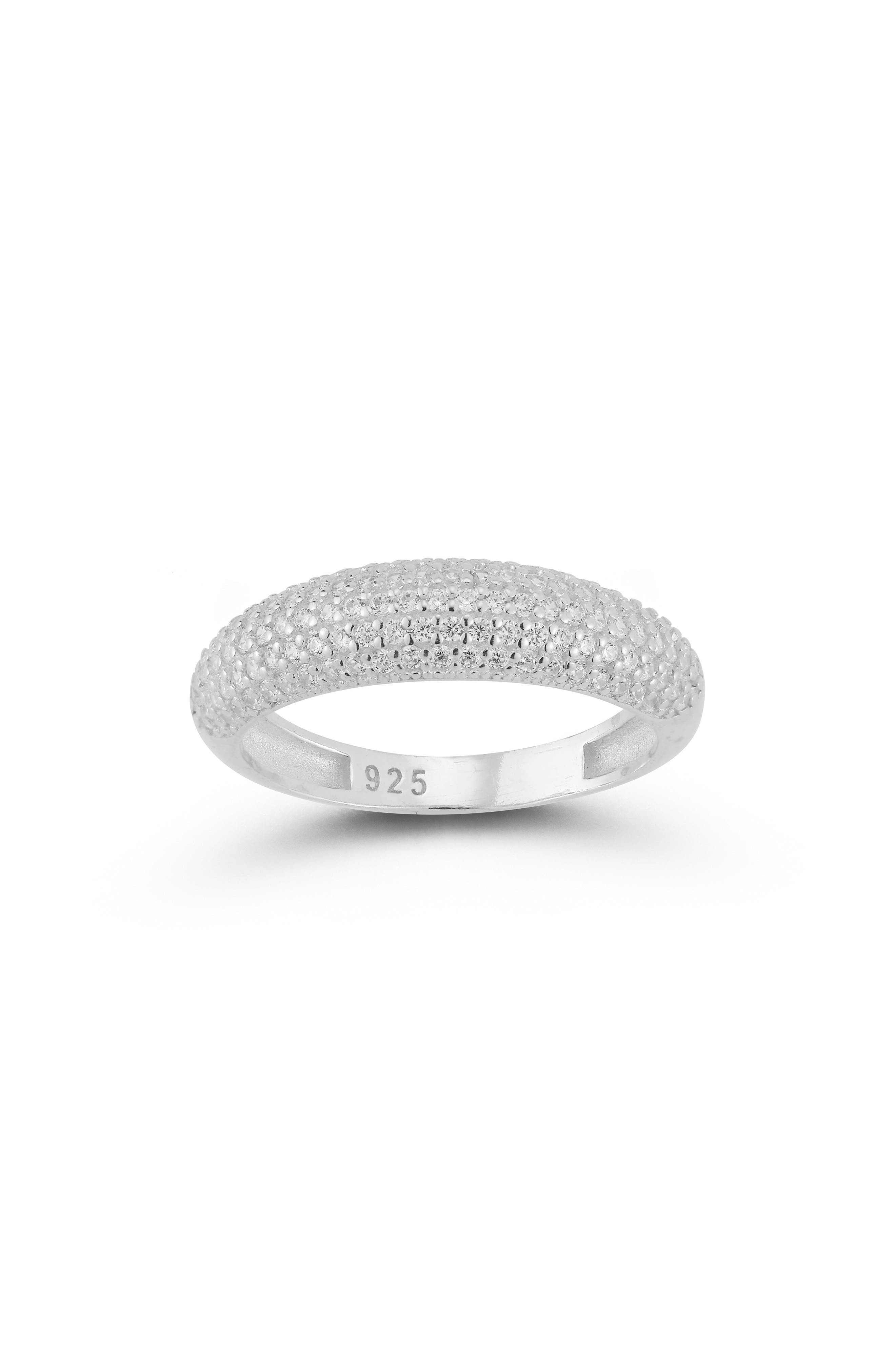 GLAZE JEWELRY Sterling Silver Dome Ring