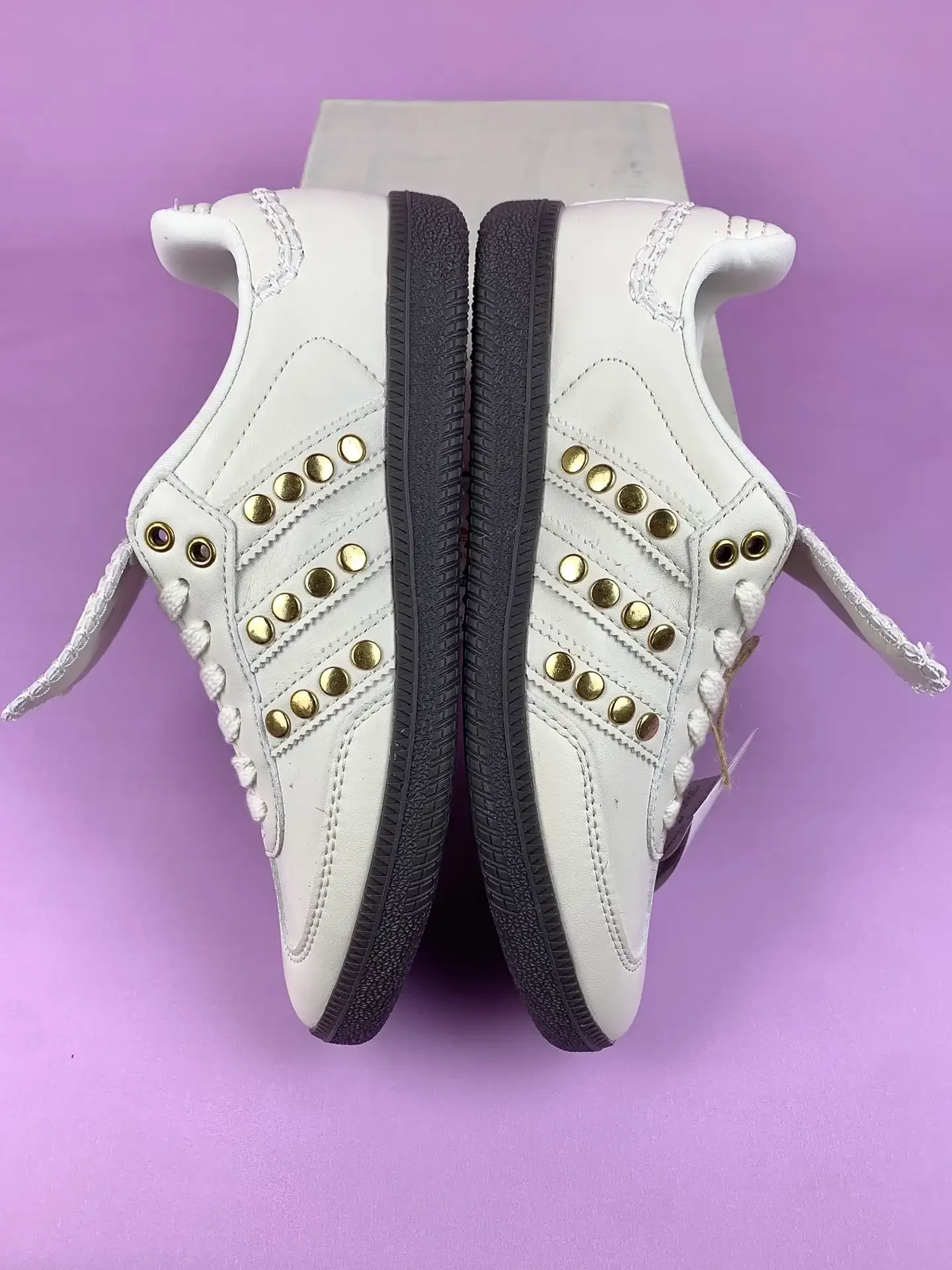 Wales Bonner x adidas Samba Studded Cream White Shoes product photo from LabelPicks