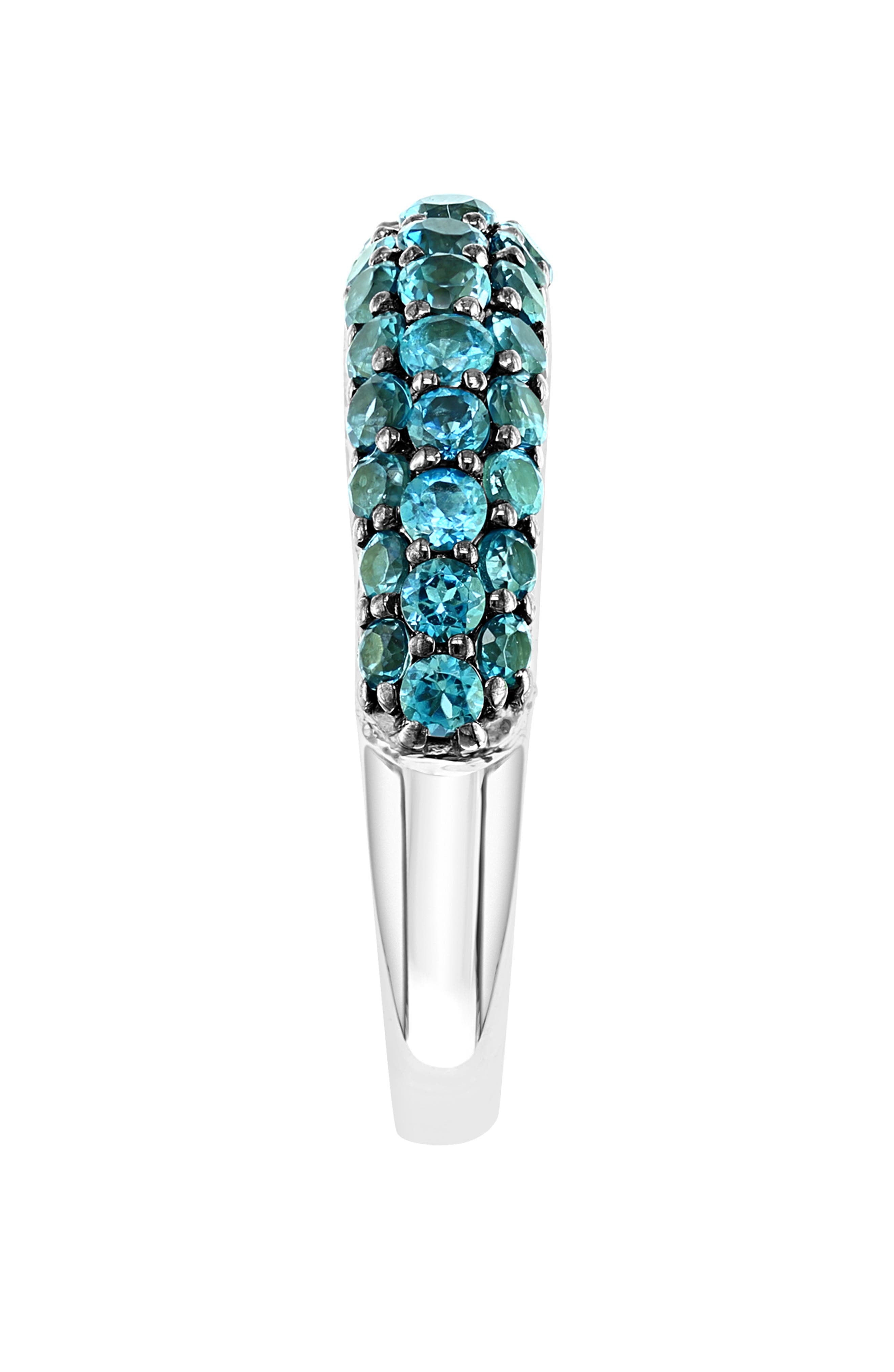 EFFY Pavé London Blue Topaz Ring
