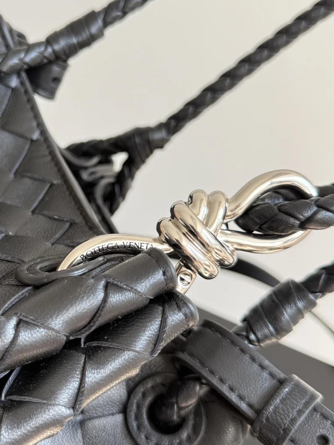 Bottega Veneta Pink Andiamo Top Handle Bag product photo from LabelPicks