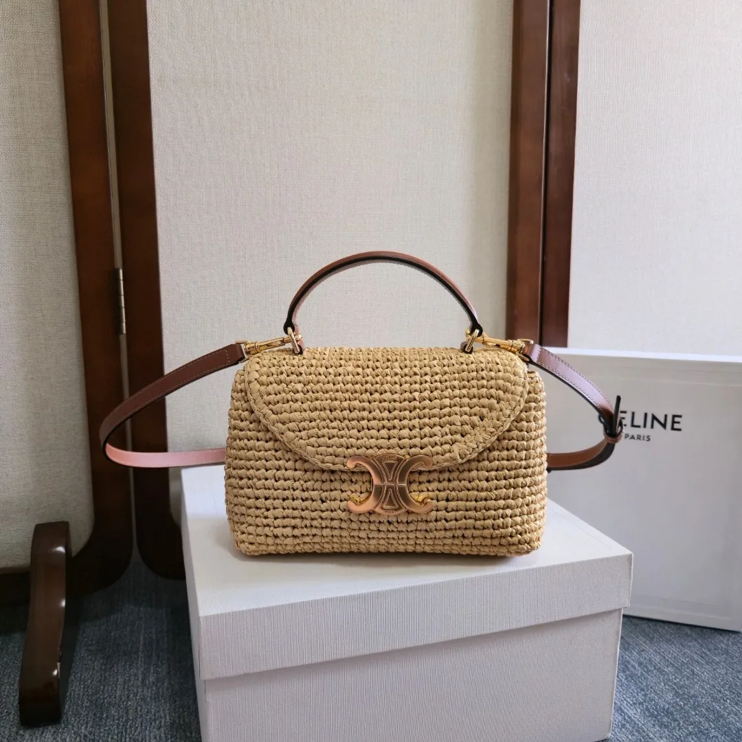 Celine Woven Leather Teen Nino Top Handle Bag product photo from LabelPicks
