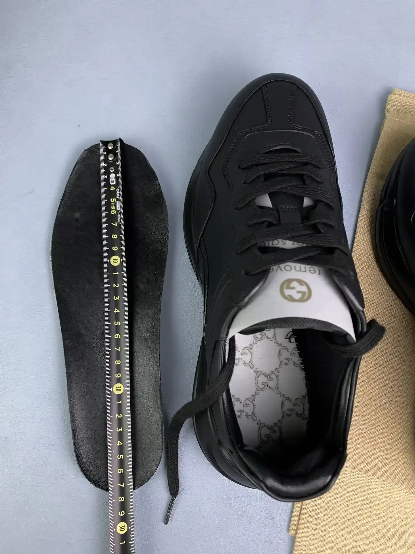 Gucci Rhyton leather sneaker product photo from LabelPicks