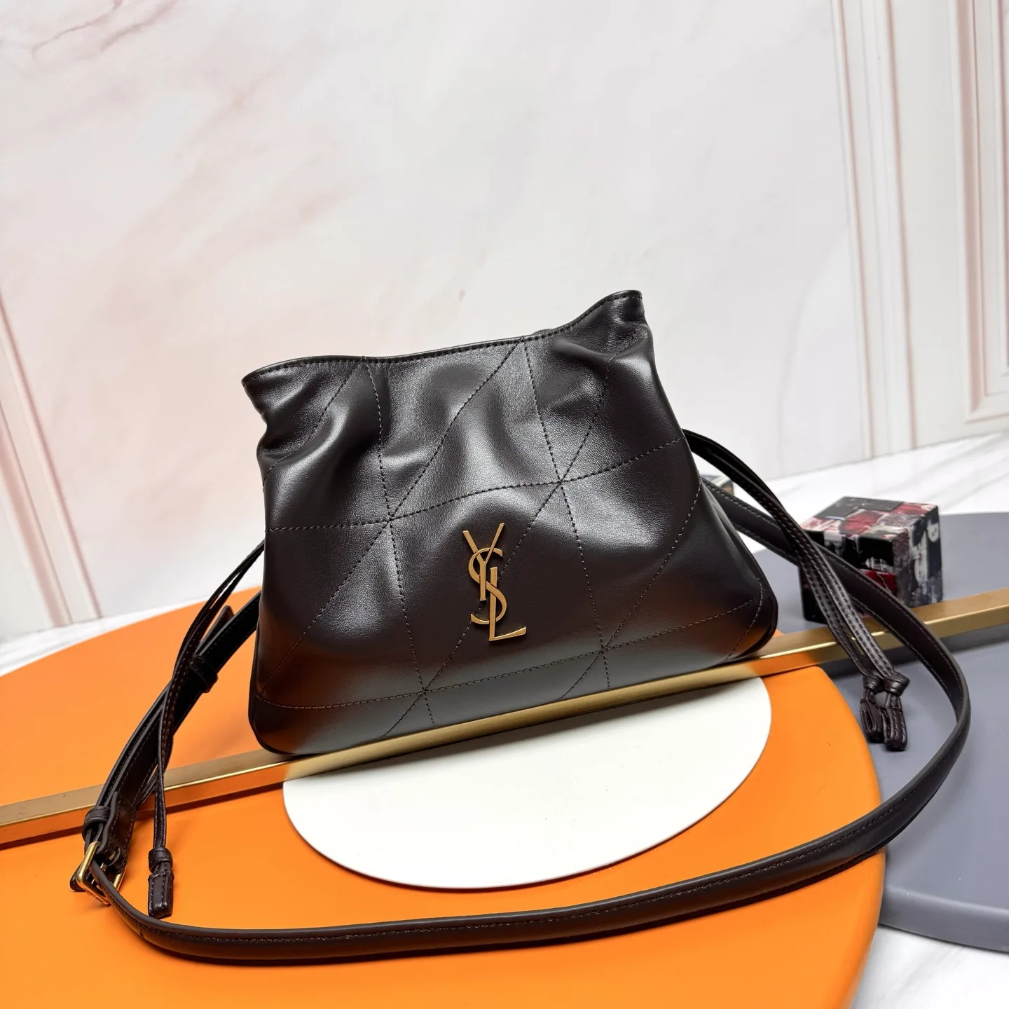 Saint Laurent Lambskin Jamie Bucket Bag product photo from LabelPicks