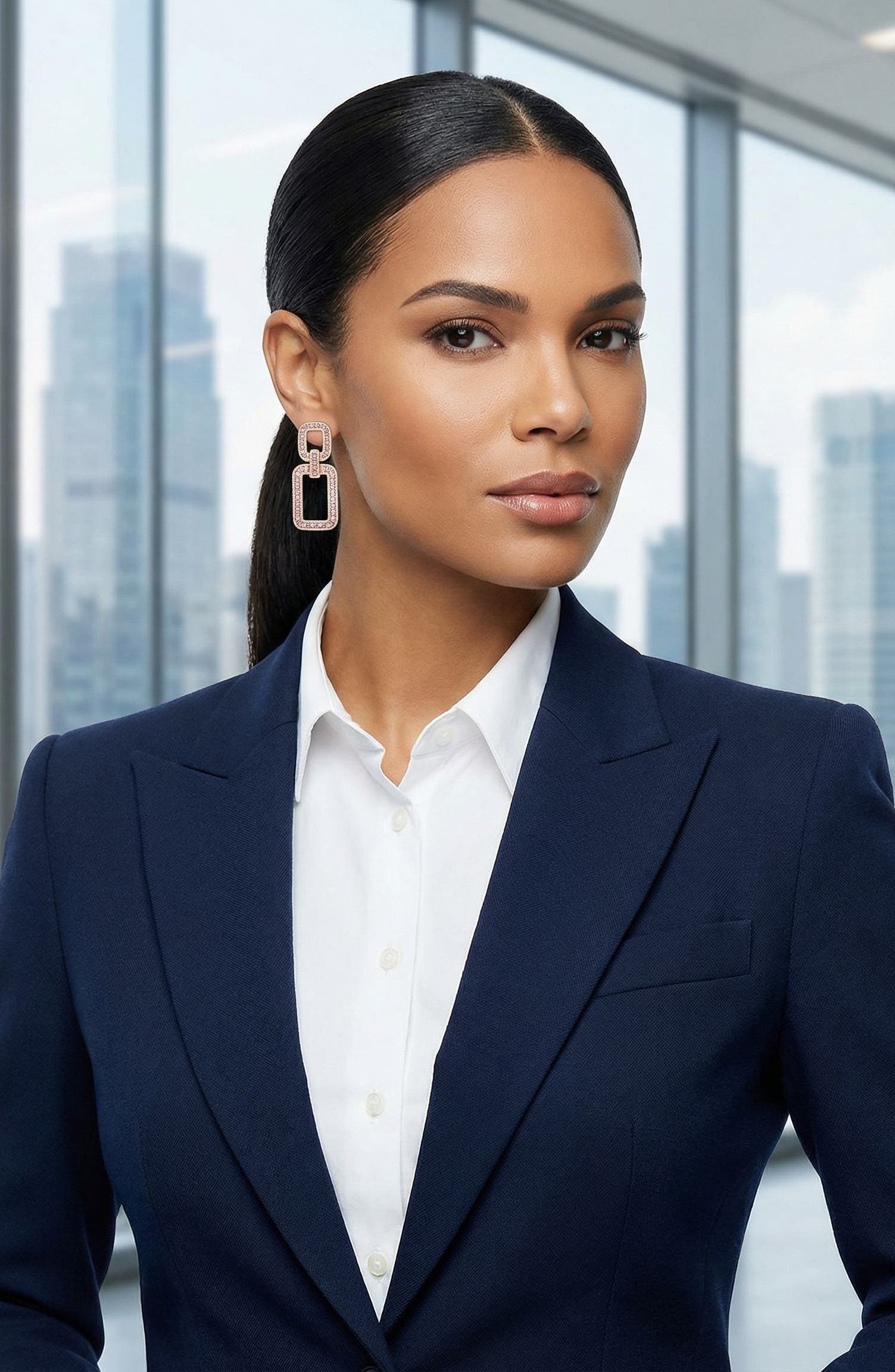 EYE CANDY LOS ANGELES Sophie Cubic Zirconia Earrings