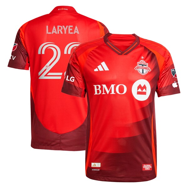 Richie Laryea Toronto FC adidas 2025 Club Kit Authentic Player Jersey - Red
