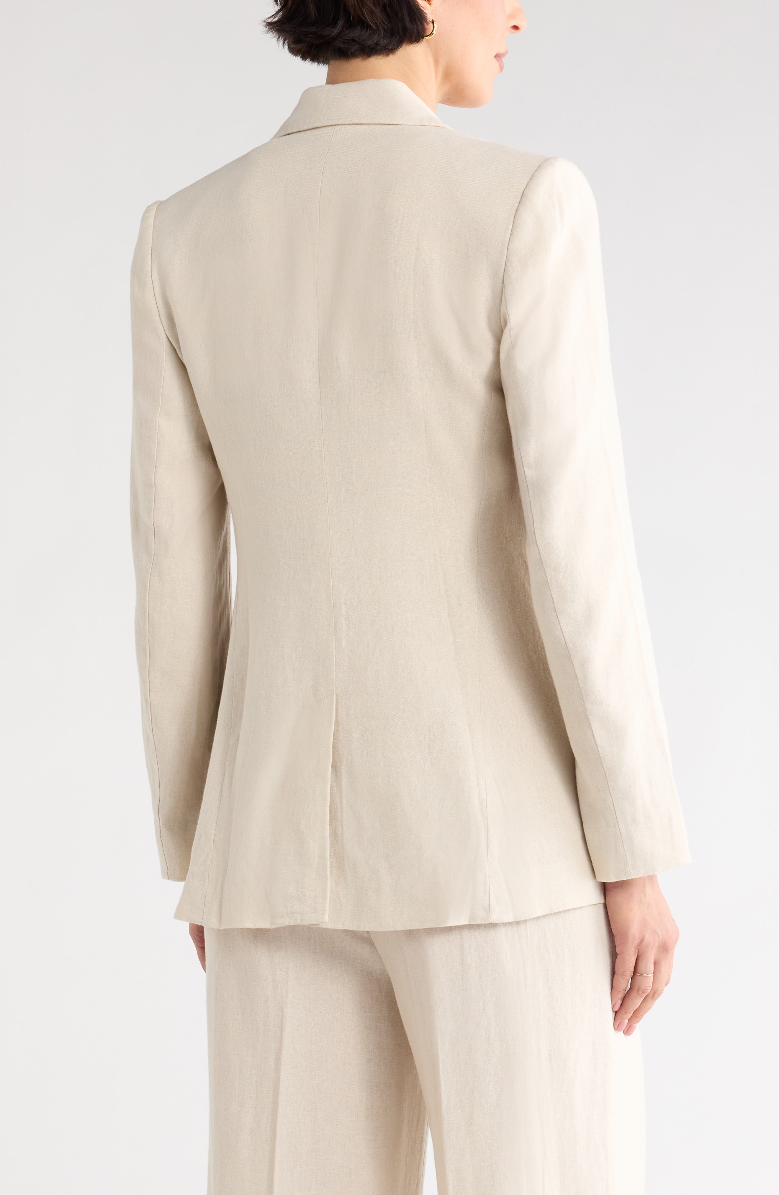 NORDSTROM RACK Classic Fit Linen Blend Blazer