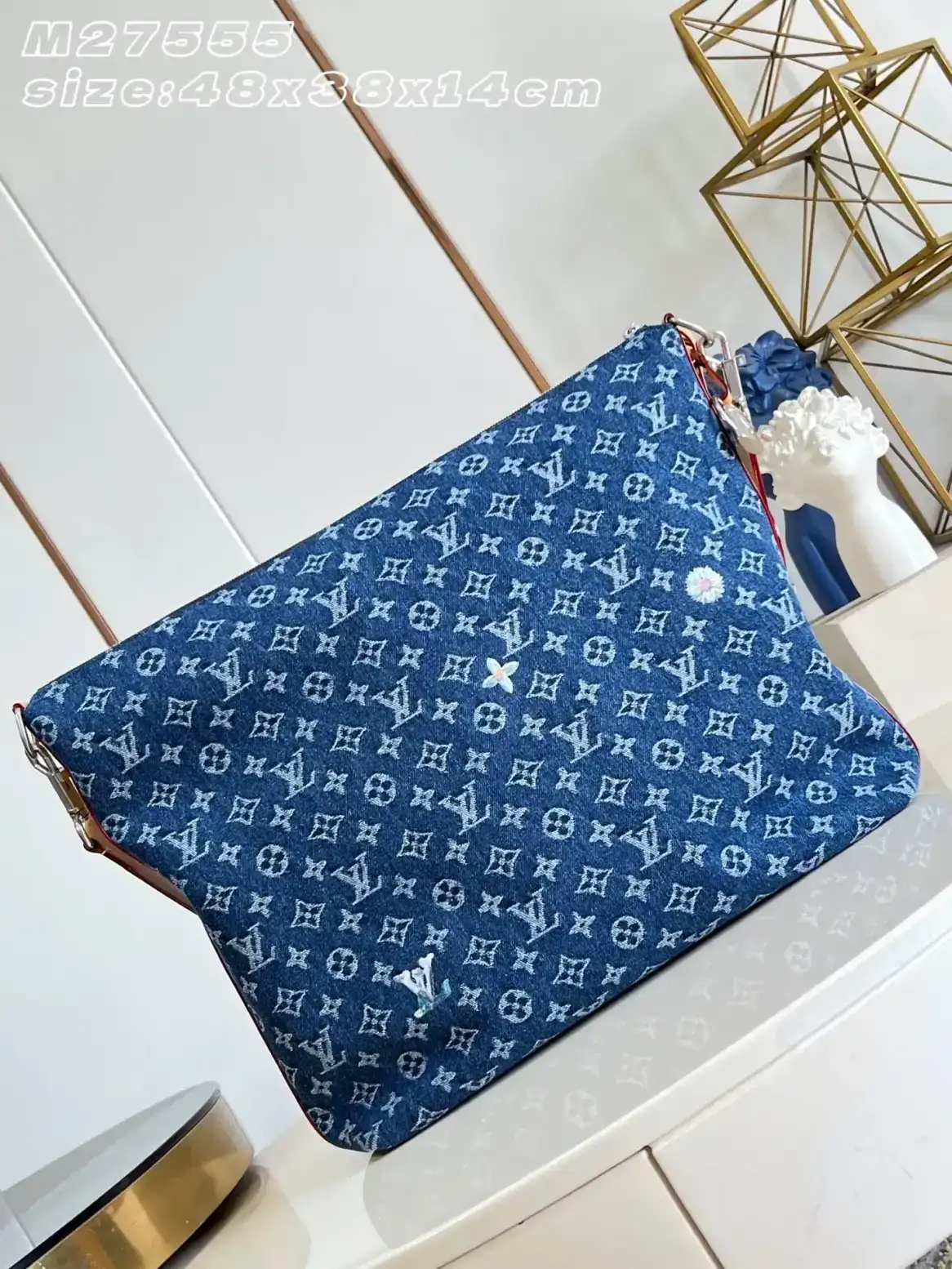 Louis Vuitton White Denim Hobo Bag product photo from LabelPicks
